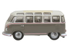 Volkswagen T1 Samba Bus Mouse Grey and Pearl White with Red Stripes 1/148 (N) Scale Diecast Model Car by Oxford Diecast-2