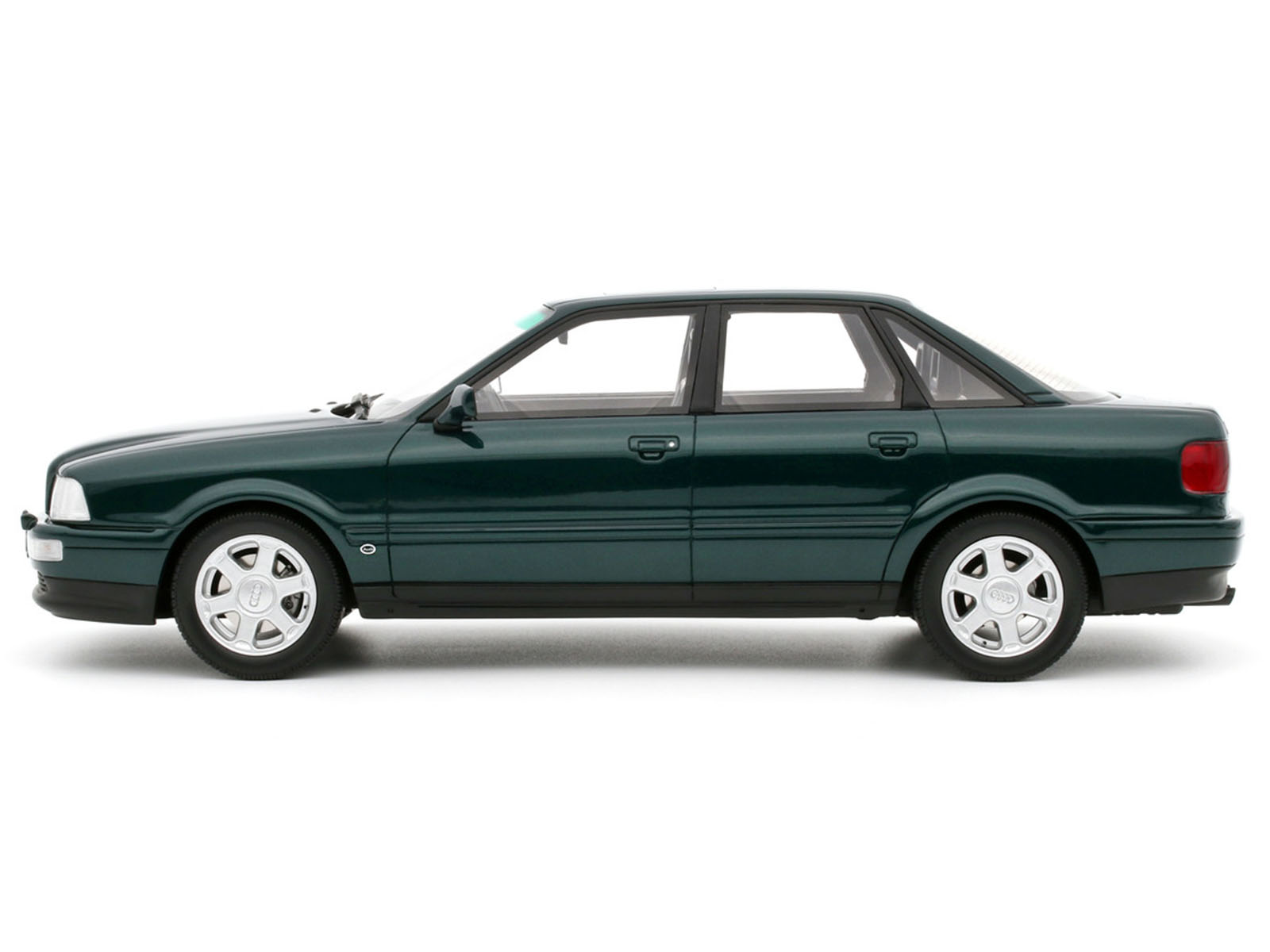 1993 Audi S2 Sedan Emerald Green Metallic Limited Edition to 2000 pieces Worldwide 1/18 Model Car by Otto Mobile
