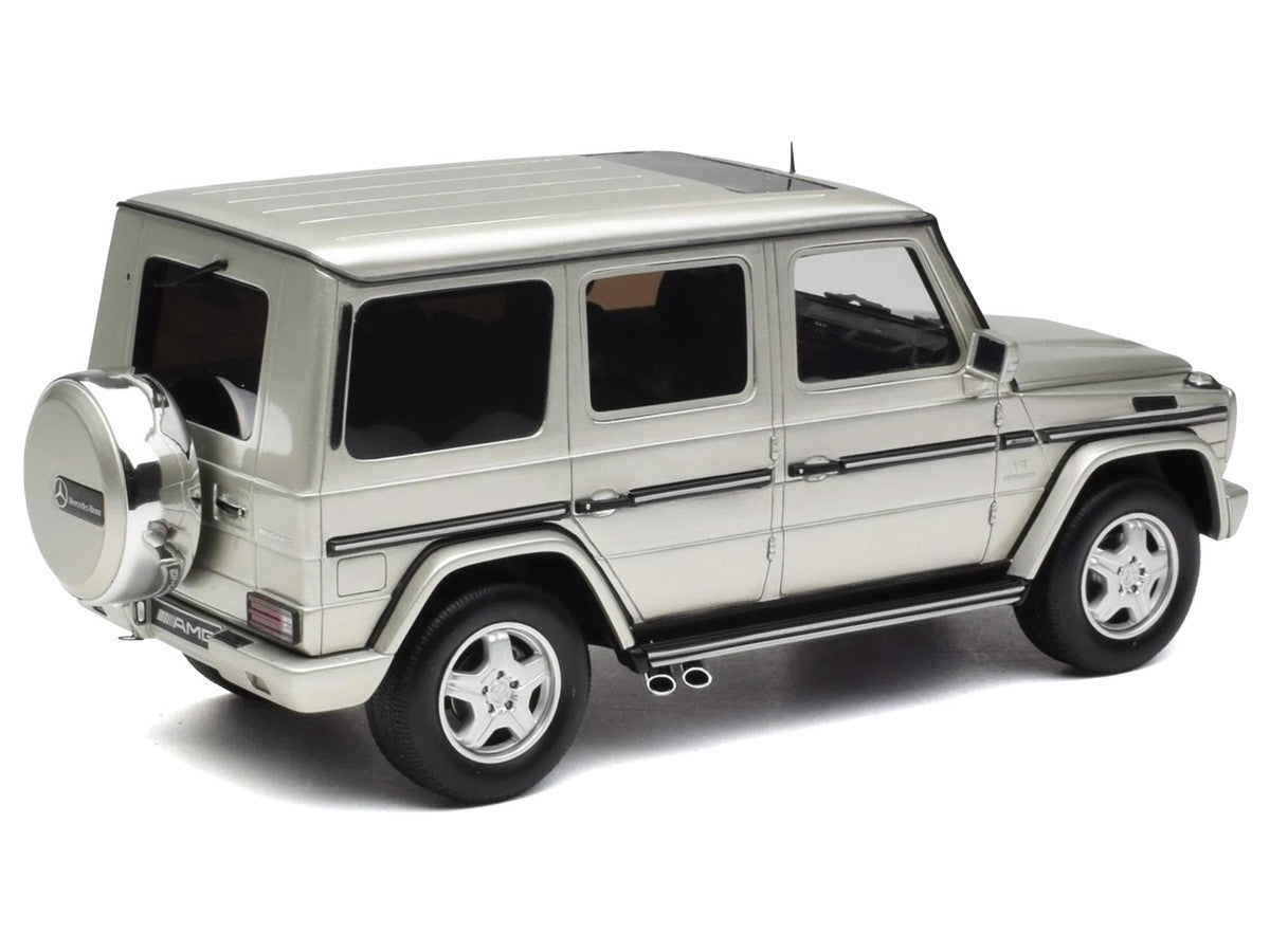 2003 Mercedes-Benz G-Class 55 AMG Iridium Silver Metallic Limited Edition to 999 pieces Worldwide 1/18 Model Car by Otto Mobile-1