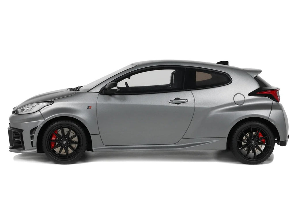 2024 Toyota GR Yaris Precious Metal Gray Metallic Limited Edition to 999 pieces Worldwide 1/18 Model Car by Otto Mobile-1