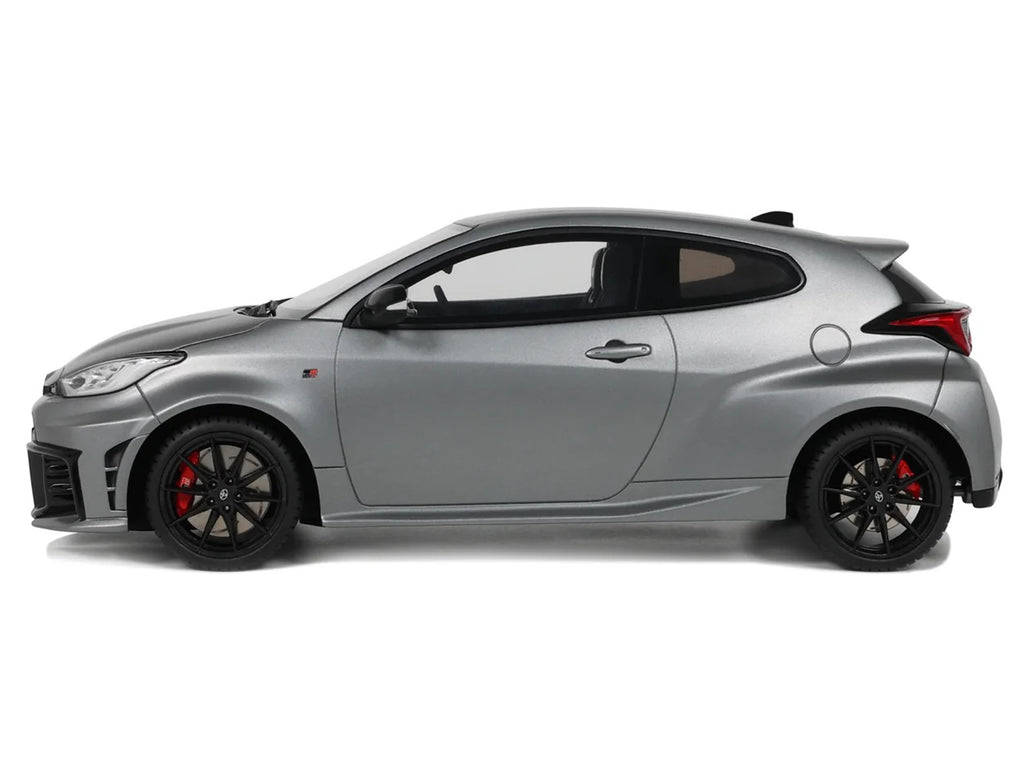2024 Toyota GR Yaris Precious Metal Gray Metallic Limited Edition to 999 pieces Worldwide 1/18 Model Car by Otto Mobile