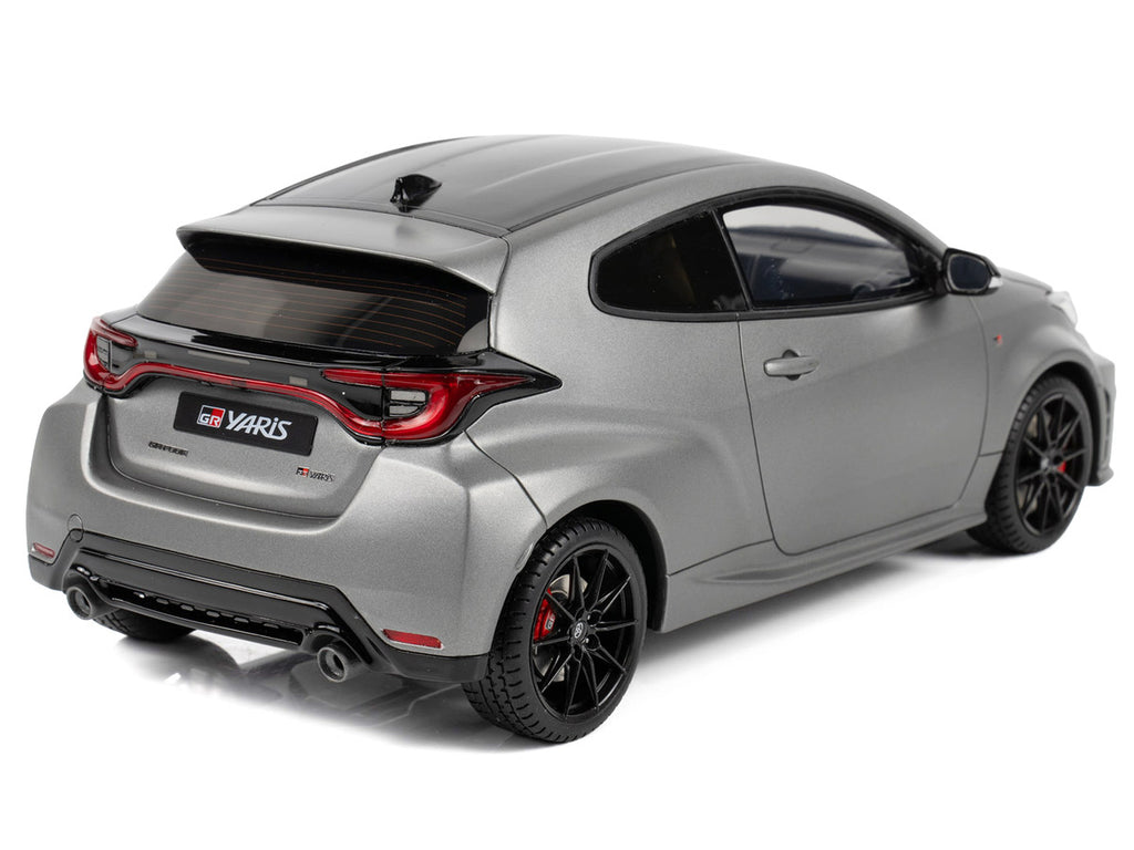 2024 Toyota GR Yaris Precious Metal Gray Metallic Limited Edition to 999 pieces Worldwide 1/18 Model Car by Otto Mobile-3