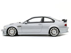 2001 BMW E46 M3 GTR Street Titan Silver Metallic 1/18 Model Car by Otto Mobile