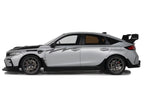 2024 Honda Civic Type R Mugen Group B RHD (Right Hand Drive) Matt Silver Metallic with Black Hood Limited Edition to 999 pieces Worldwide 1/18 Model Car by Otto Mobile-3