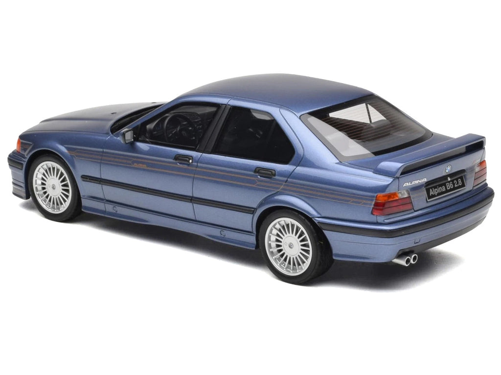1992 BMW Alpina B6 2.8 Alpina Blue Metallic Limited Edition to 2500 pieces Worldwide 1/18 Model Car by Otto Mobile-1
