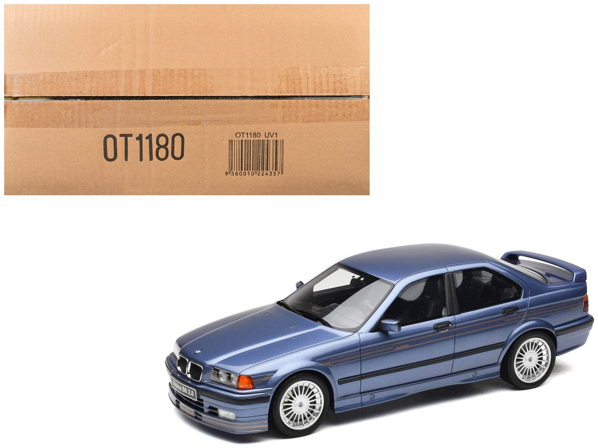 1992 BMW Alpina B6 2.8 Alpina Blue Metallic Limited Edition to 2500 pieces Worldwide 1/18 Model Car by Otto Mobile-4