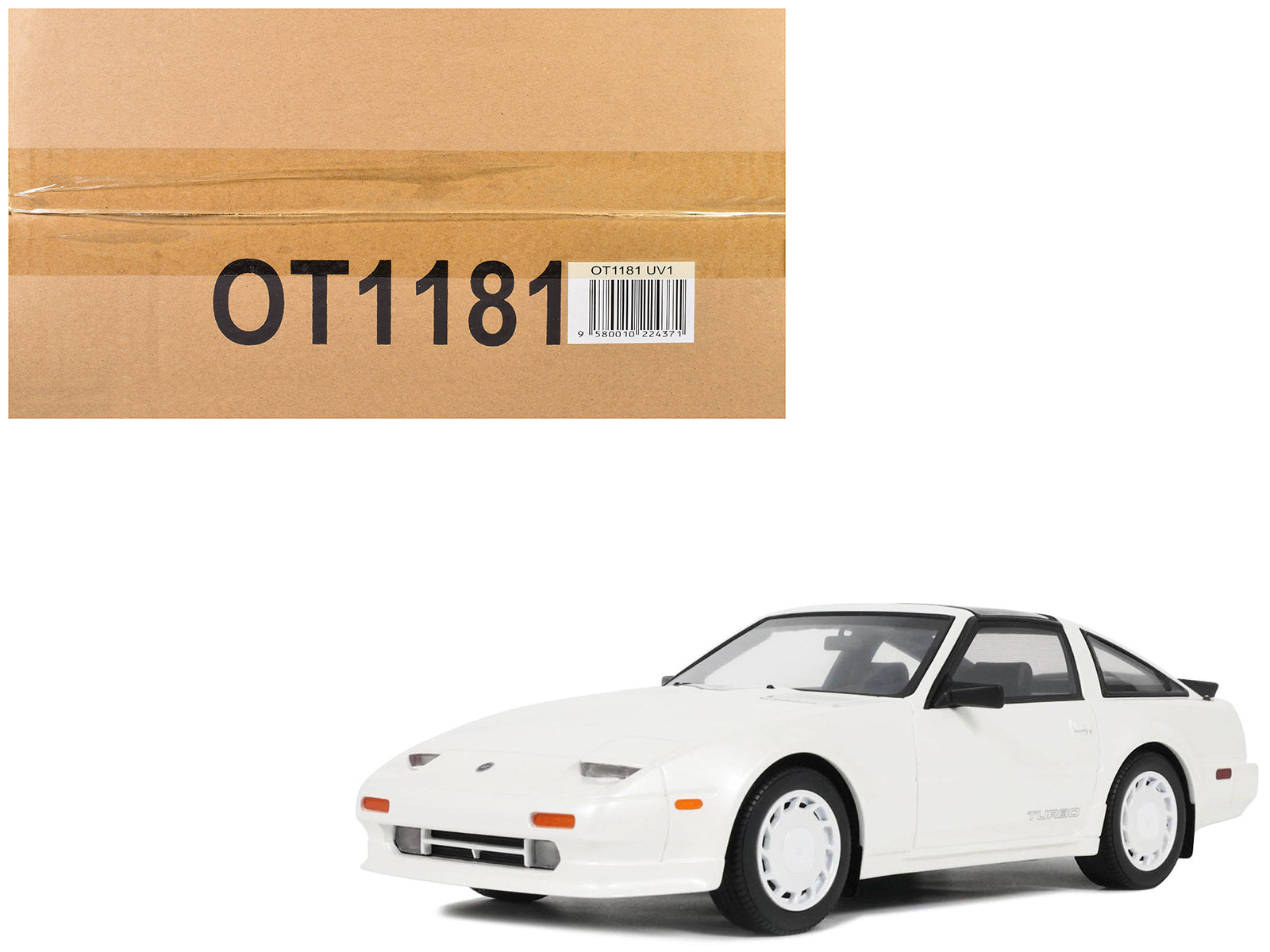 1988 Nissan 300ZX Turbo (Z31) Shiro Edition White Pearl Limited Edition to 1500 pieces Worldwide 1/18 Model Car by Otto Mobile