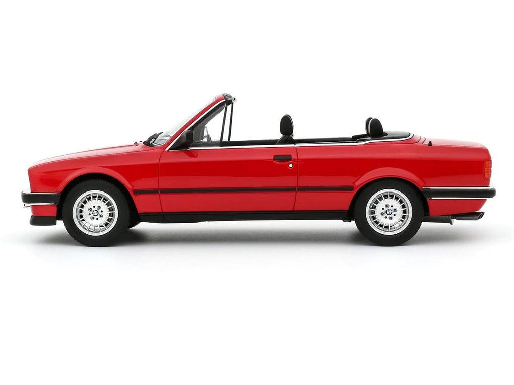 1986 BMW 325i Convertible Bright Red Limited Edition to 2000 pieces Worldwide 1/18 Model Car by Otto Mobile-0