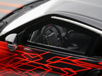 2022 Nissan Z GT4 #23 Black with Red Graphics "2022 SEMA Show" 1/18 Model Car by Otto Mobile-2