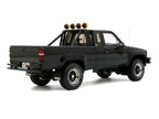 1985 Toyota Hilux SR5 Pickup Truck Black Limited Edition to 3000 pieces Worldwide 1/18 Model Car by Otto Mobile-1