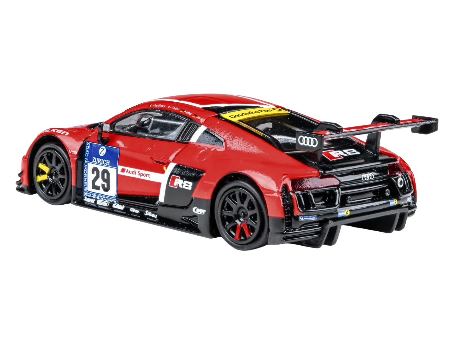 Audi R8 LMS #29 Nicki Thiim - Christer Jons - Pierre Kaffer "Audi Sport Team WRT" "24 Hours of Nurburgring" (2015) 1/64 Diecast Model Car by Paragon