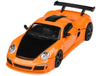 2012 RUF CTR3 Clubsport Orange with Black Hood 1/64 Diecast Model Car by Paragon Models-2
