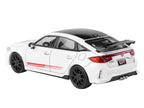 2025 Honda Civic Type R FL5 "Ultimate Edition" White with Red Stripes and Black Top 1/64 Diecast Model Car by Paragon-2
