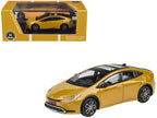 2023 Toyota Prius Maximum Yellow with Black Top and Sun Roof 1/64 Diecast Model Car by Paragon Models-3