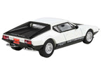 1972 De Tomaso Pantera White and Black 1/64 Diecast Model Car by Paragon Models-1