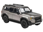 2024 Toyota Land Cruiser 250 Prado Meteor Shower Silver Metallic 1/64 Diecast Model Car by Paragon Models-1