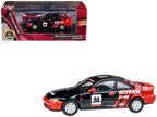 1995 Honda Civic Coupe EJ1 #94 "Autocross - ADVAN" Black and Red 1/64 Diecast Model Car by Paragon