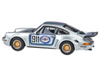Porsche 911 Carrera RSR 3.0 "Martini Racing" Silver Metallic with Stripes 1/64 Diecast Model Car by Paragon
