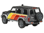 2014 Toyota Land Cruiser LC76 "TRD Livery" Gray Metallic with Stripes 1/64 Diecast Model Car by Paragon Models-0