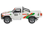 Toyota Hilux Pickup Truck #D3 "Castrol" White with Graphics "Rustenburg 400 Rally" (1995) 1/64 Diecast Model Car by Paragon Models-1