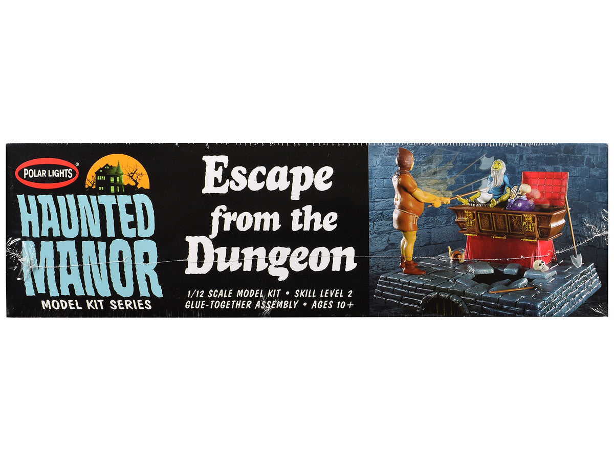 Skill 2 Model Kit Haunted Manor "Escape from the Dungeon" Diorama Set 1/12 Scale Model by Polar Lights-0