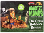 Skill 2 Model Kit Haunted Manor "The Grave Robber's Demise" Diorama Set 1/12 Scale Model by Polar Lights-2