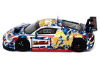 Audi R8 LMS "Evisu Racing X Works" White with Graphics 1/64 Diecast Model Car by Pop Race-0