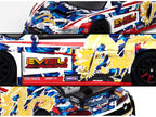 Audi R8 LMS "Evisu Racing X Works" White with Graphics 1/64 Diecast Model Car by Pop Race-2