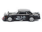 Skyline GT-R V8 Drift "Hakosuka" RHD (Right Hand Drive) "Coca-Cola" Black 1/64 Diecast Model Car by Pop Race-2
