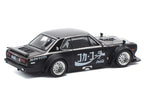 Skyline GT-R V8 Drift "Hakosuka" RHD (Right Hand Drive) "Coca-Cola" Black 1/64 Diecast Model Car by Pop Race-0