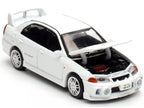 Mitsubishi Lancer Evolution IV RHD (Right Hand Drive) White "Indonesia Diecast Expo 2024 Exclusive" 1/64 Diecast Model Car by Pop Race-1