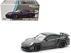 992 Stinger GTR Carbon Edition with Blue Stripe 1/64 Diecast Model Car by Pop Race-3