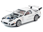 Mazda RX7 (FC3S) RE Amemiya RHD (Right Hand Drive) White 1/64 Diecast Model Car by Pop Race