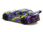 Toyota Pandem GR Supra RHD (Right Hand Drive) "EVA RT Test Type-01 GoodRide" Purple Metallic with Graphics 1/64 Diecast Model Car by Pop Race-2