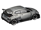 Toyota "Pandem" GR Yaris RHD (Right Hand Drive) Raw Metal 1/64 Diecast Model Car by Pop Race-2