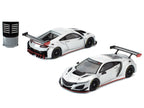Honda NSX GT3 EVO22 Silver Metallic "Brazilian Event Exclusive" 1/64 Diecast Model Car by Pop Race-3