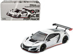 Honda NSX GT3 EVO22 Silver Metallic "Brazilian Event Exclusive" 1/64 Diecast Model Car by Pop Race-4