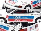 Pandem Civic EG6 RHD (Right Hand Drive) White with Stripes and Graphics "VDX - Tokyo Auto Salon Hong Kong 2025" Special Edition 1/64 Diecast Model Car by Pop Race-3