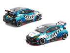 Pandem GR Yaris RHD (Right Hand Drive) #99 "Auto Finesse" Blue and White with Graphics "Enigma Exclusive Edition" 1/64 Diecast Model Car by Pop Race