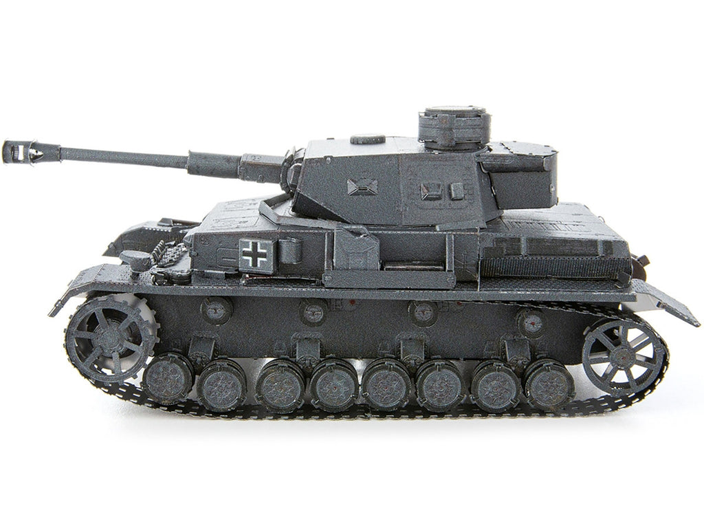 Model Kit German Panzer IV Tank (Challenging Difficulty) Steel Model by Metal Earth-1