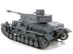Model Kit German Panzer IV Tank (Challenging Difficulty) Steel Model by Metal Earth-2