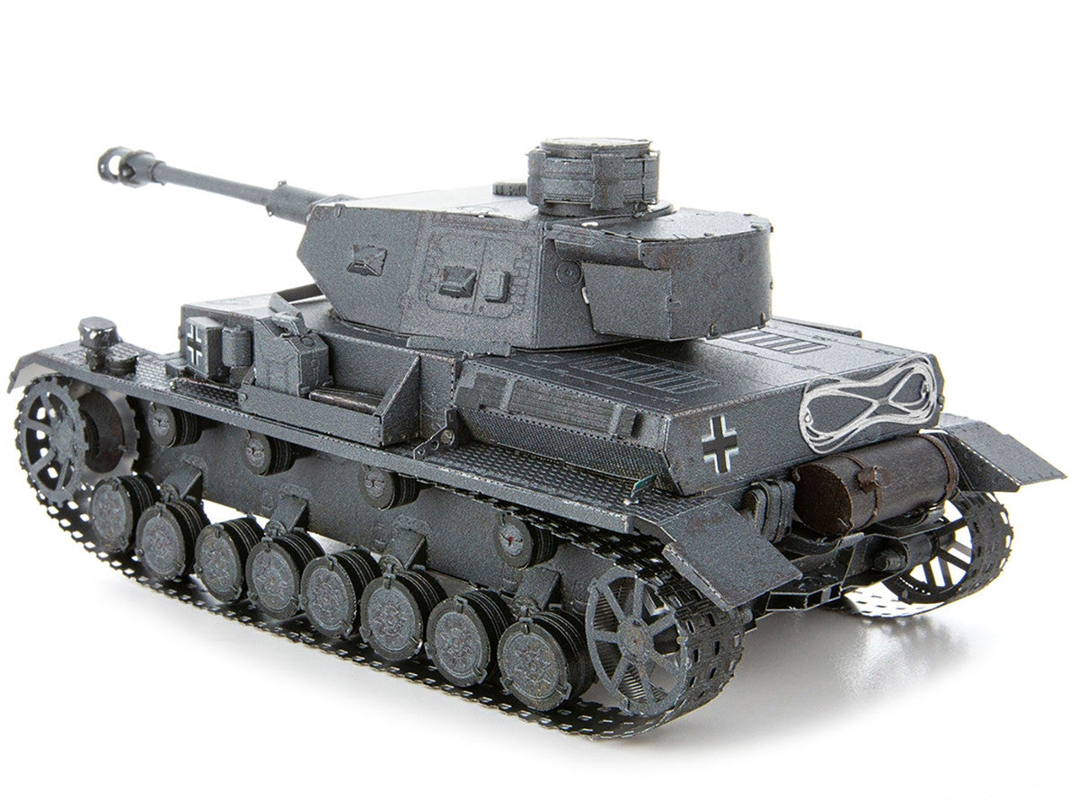 Model Kit German Panzer IV Tank (Challenging Difficulty) Steel Model by Metal Earth-2