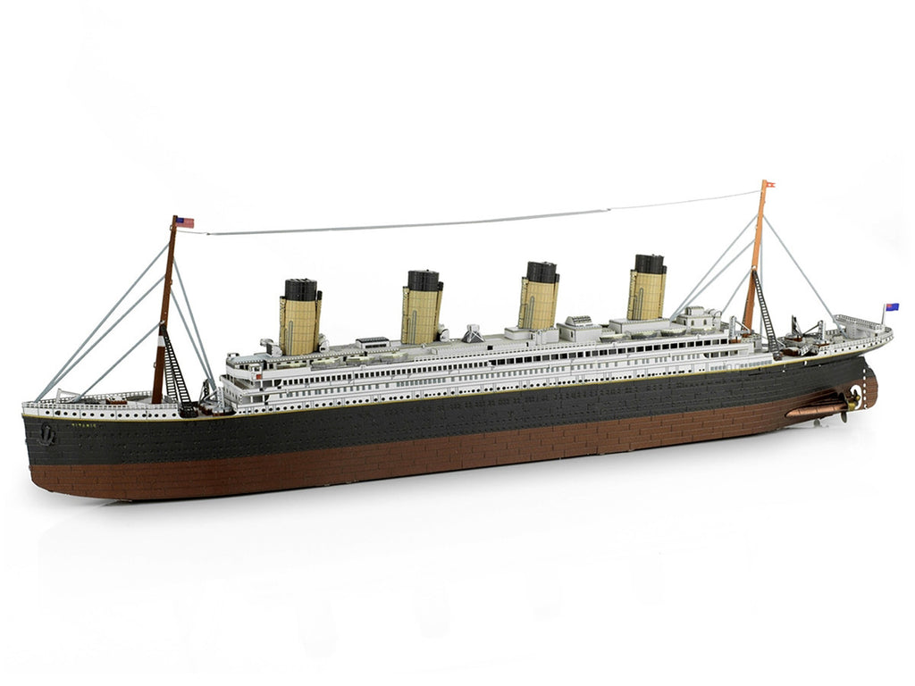 Model Kit RMS Titanic Ship (Moderate Difficulty) Steel Model by Metal Earth-1
