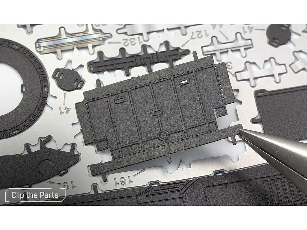 Model Kit 1989 Batmobile Black "Batman" (1989) Movie (Challenging Difficulty) Steel Model by Metal Earth-3