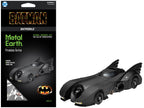 Model Kit 1989 Batmobile Black "Batman" (1989) Movie (Challenging Difficulty) Steel Model by Metal Earth-4