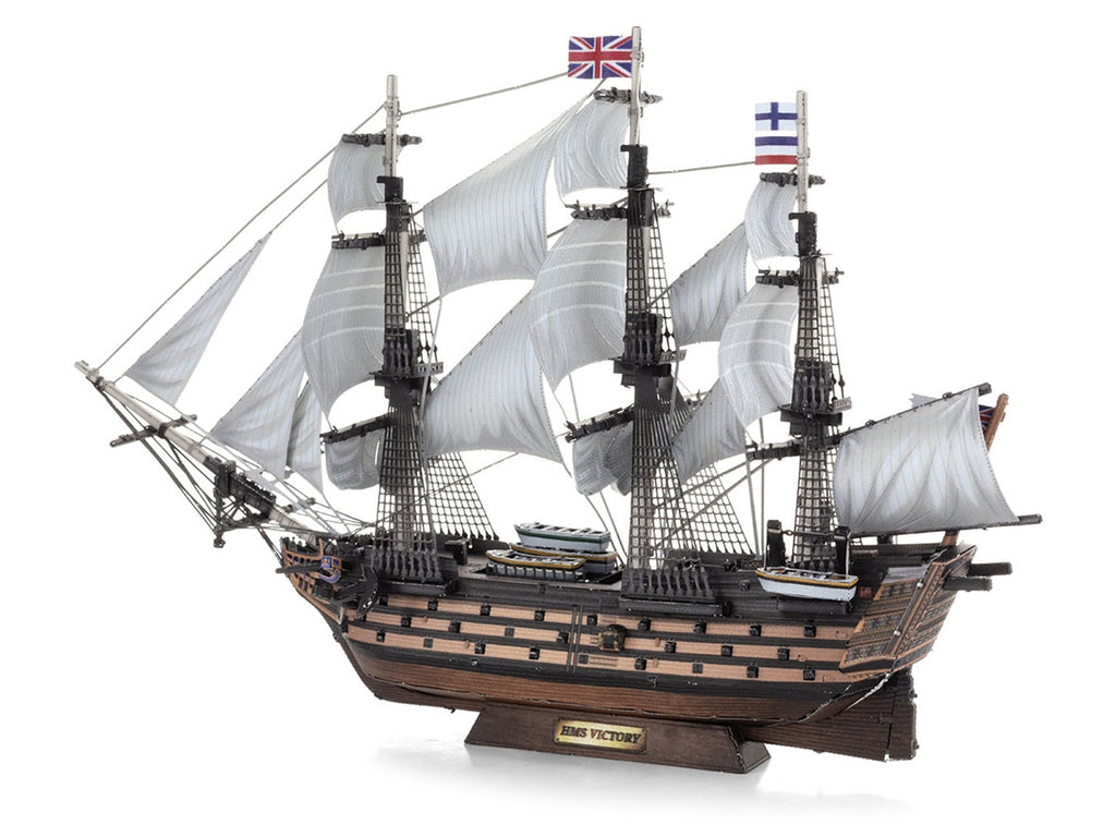 Model Kit HMS Victory British Navy Ship (Challenging Difficulty) Steel Model by Metal Earth-3