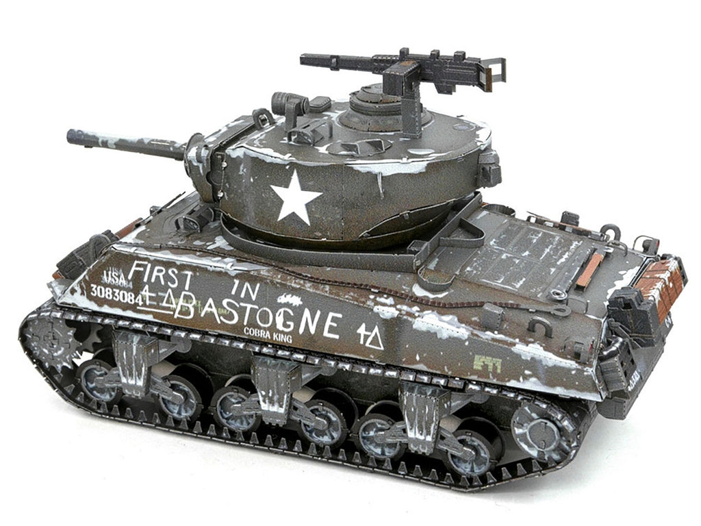Model Kit United States M4 Sherman Tank (Moderate Difficulty) Steel Model by Metal Earth-2