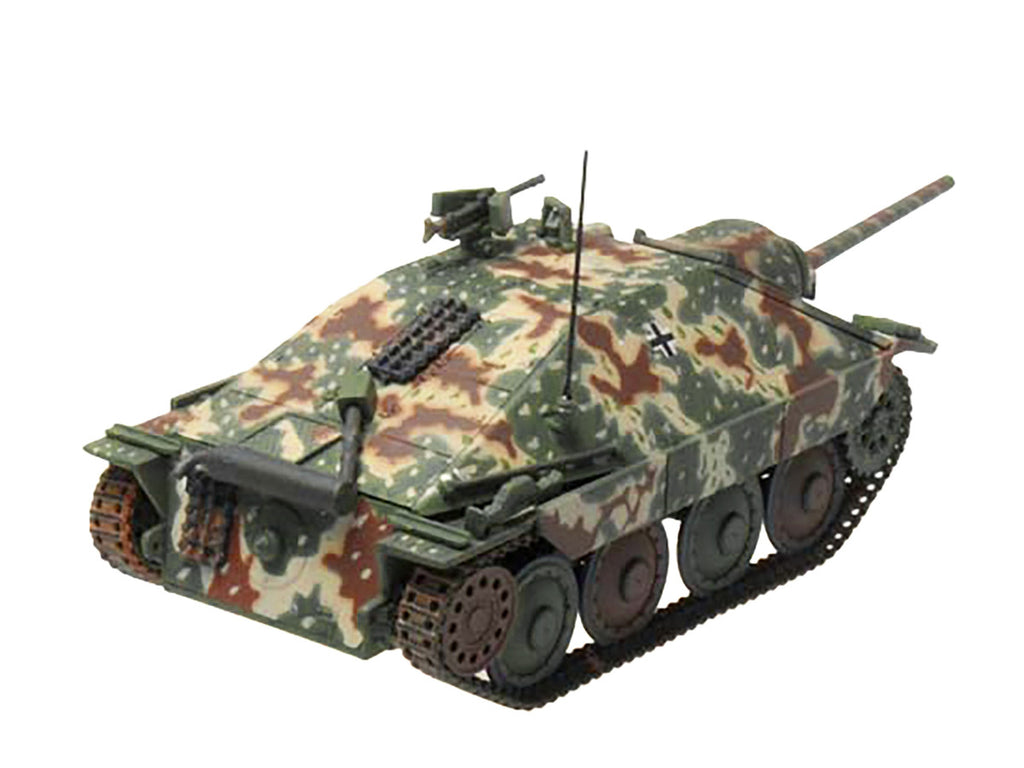 Hetzer (Early) Tank Destroyer "StuG.Abt 1708 France" (1944) German Army 1/72 Diecast Model by Panzerstahl-2