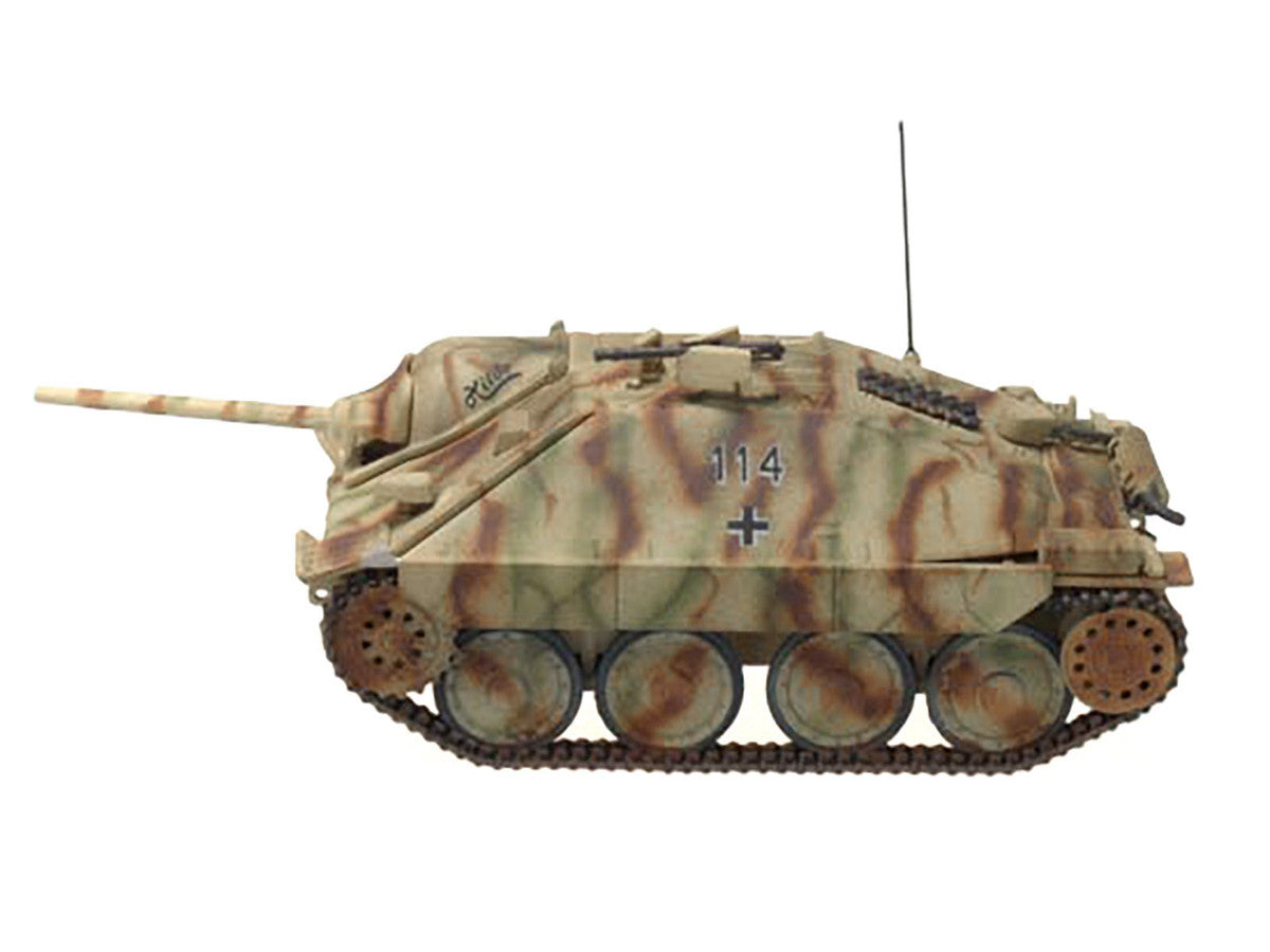 Hetzer (Early) Tank Destroyer "#114 Hilde Nove Mesto Czechoslovakia" (1945) German Army 1/72 Diecast Model by Panzerstahl-3