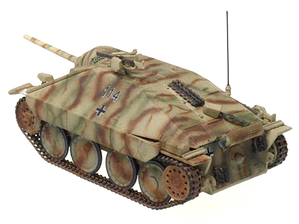 Hetzer (Early) Tank Destroyer "#114 Hilde Nove Mesto Czechoslovakia" (1945) German Army 1/72 Diecast Model by Panzerstahl-2